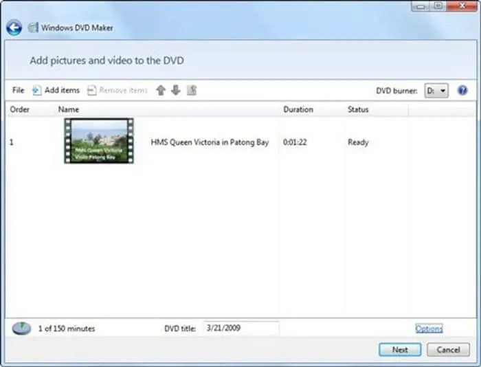 Windows DVD Maker et ses alternatives