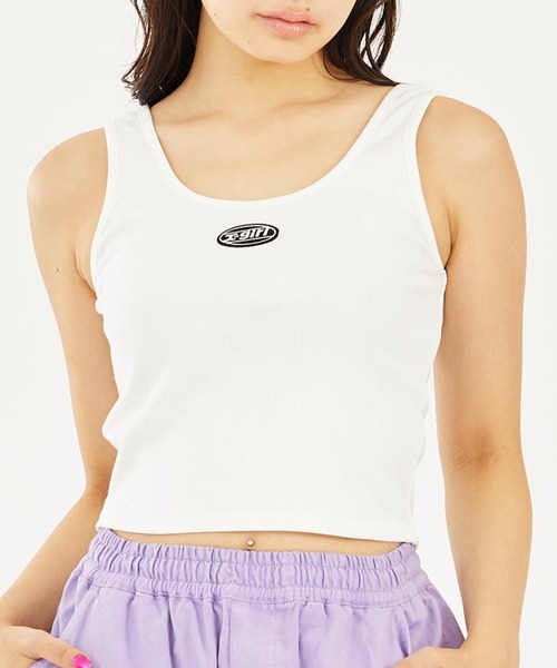 Xgirl（エックスガール）の「OVAL LOGO TANK TOP（タンクトップ）」 WEAR