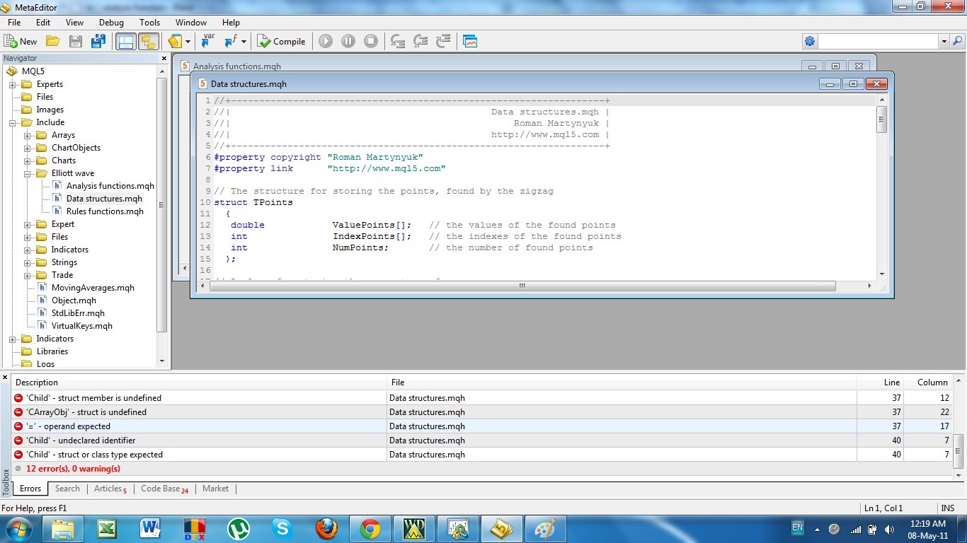 Discussion of article "The Implementation of Automatic Analysis of the