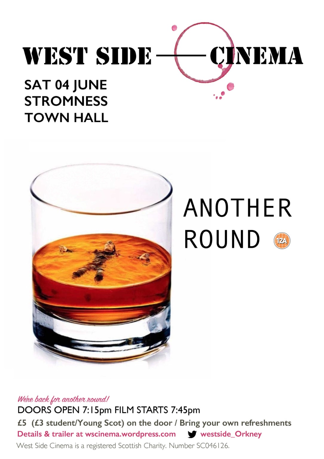 West Side Cinema ANOTHER ROUND (12A)