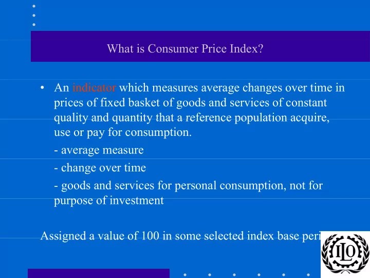 [PPT] What is Consumer Price Index? An indicator which measures