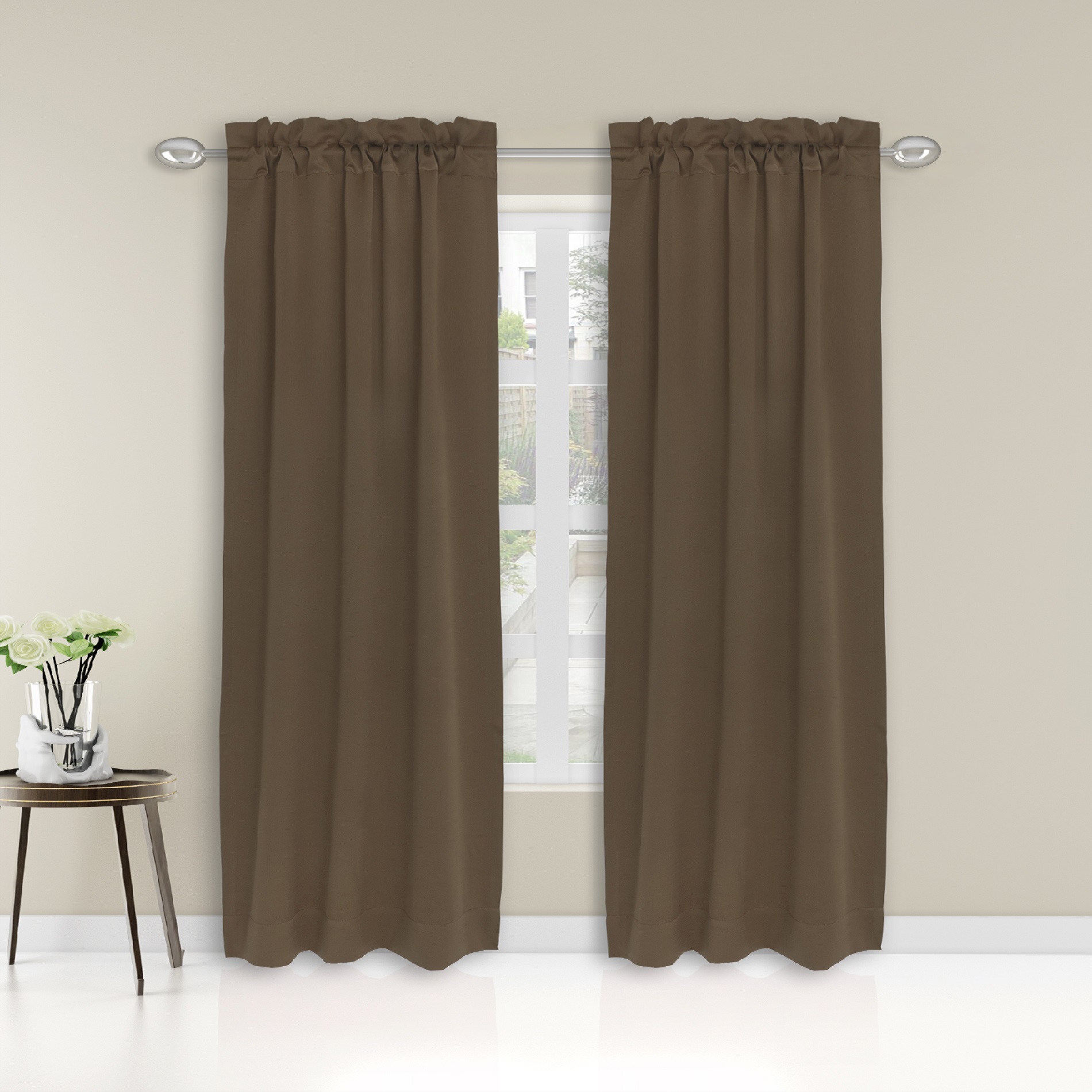 Essential Home Logan 2pk Room Darkening Window Panels Shop Your Way