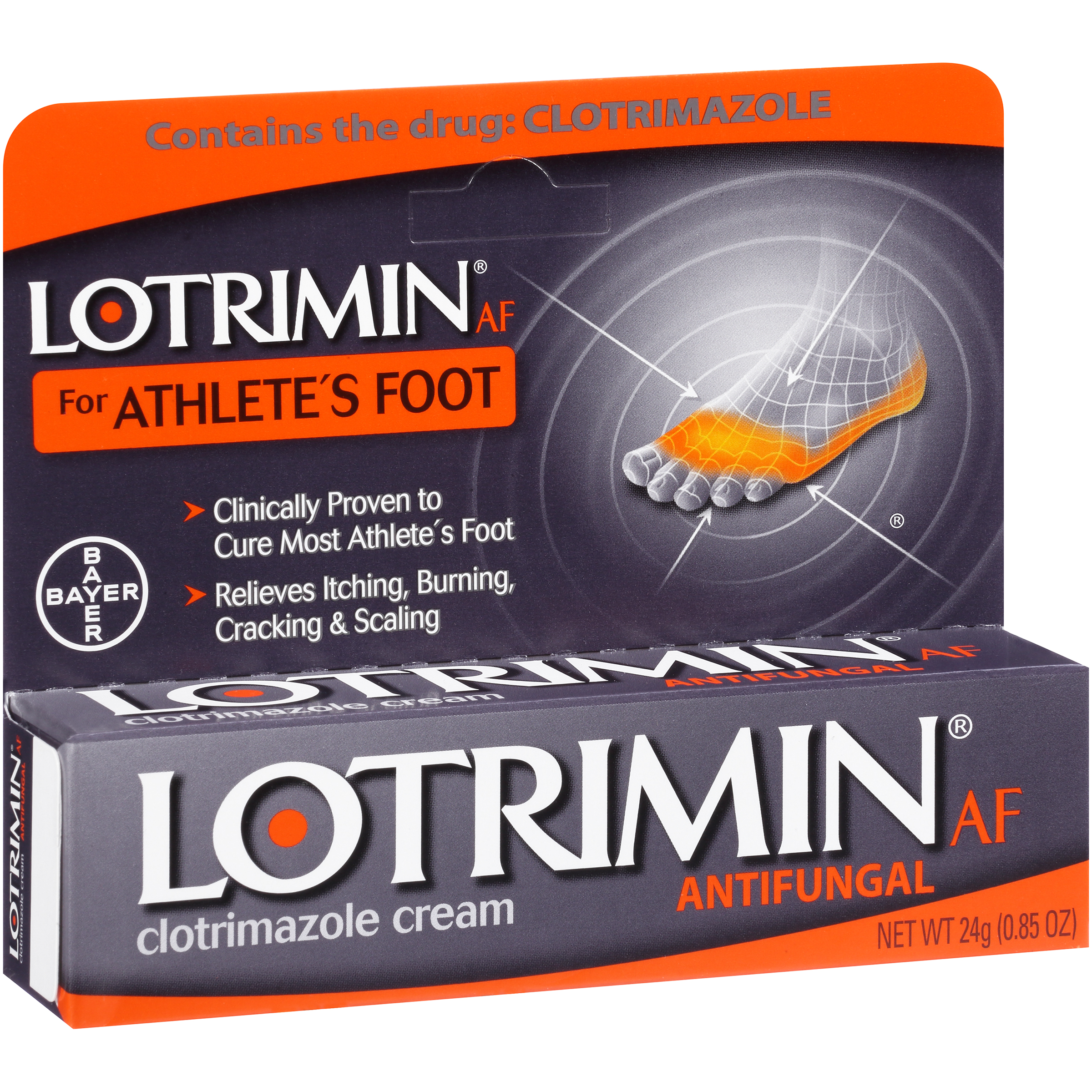 UPC 041100408969 Lotrimin Athlete&#039;s Foot Cream, 0.85 Oz
