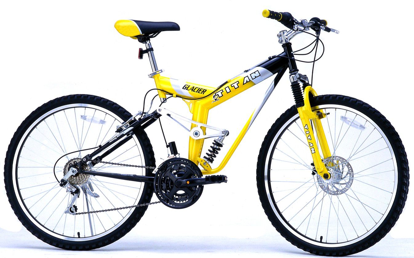 Titan Punisher Dual Suspension AllTerrain Bicycle Fitness & Sports Wheeled Sports Bikes