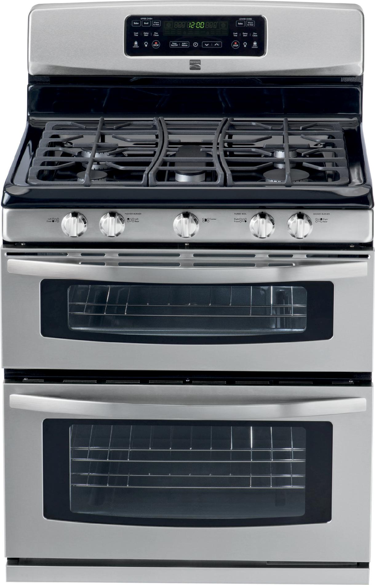 Kenmore 30" DoubleOven Freestanding Gas Range Stainless Steel w