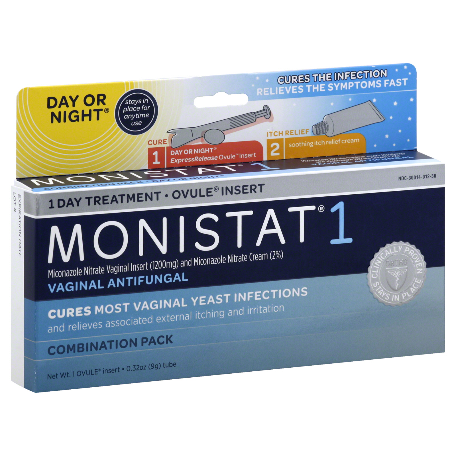 380045418009 UPC Monistat 1 Day Day Or Night Combination
