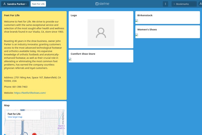 Feet For Life start.me