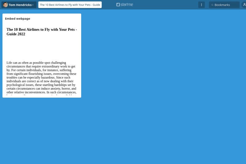 The 10 Best Airlines to Fly with Your Pets Guide start.me