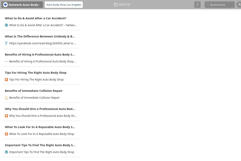 Auto body Shop Los Angeles start.me