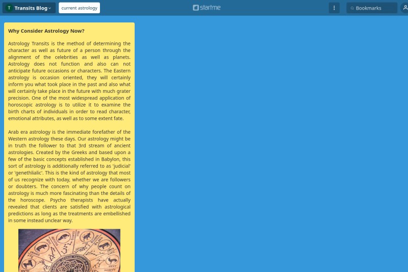 current astrology start.me