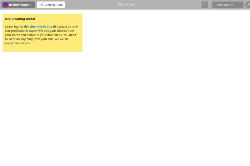 Dry Cleaning Dubai start.me