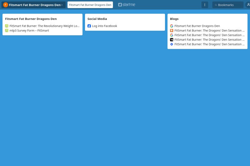 Fitsmart Fat Burner Dragons Den start.me