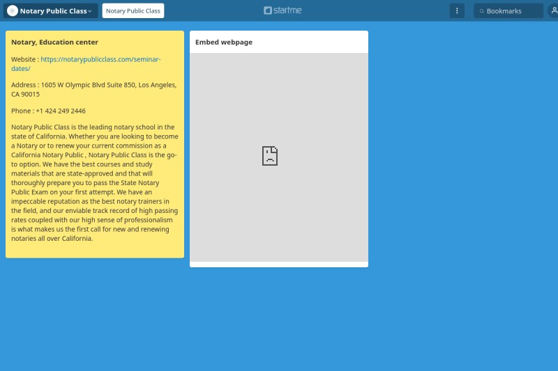 Notary Public Class start.me