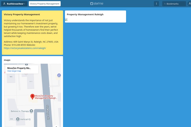 Victory Property Management start.me