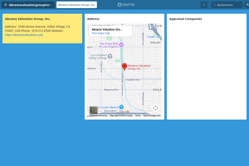Abrams Valuation Group, Inc. start.me