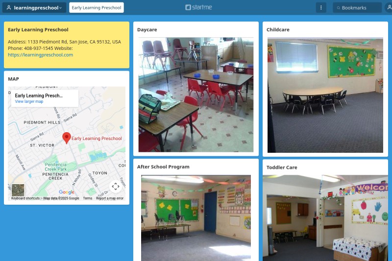 Early Learning Preschool start.me