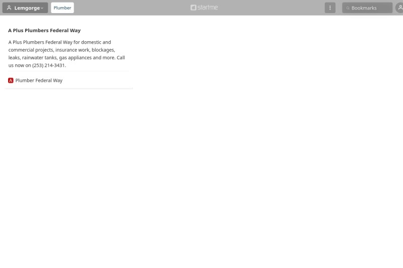 Plumber start.me