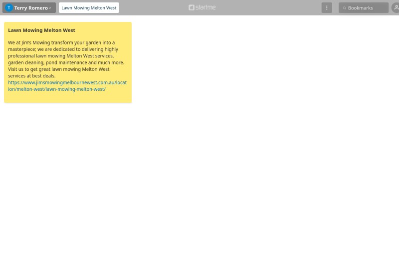 Lawn Mowing Melton West start.me