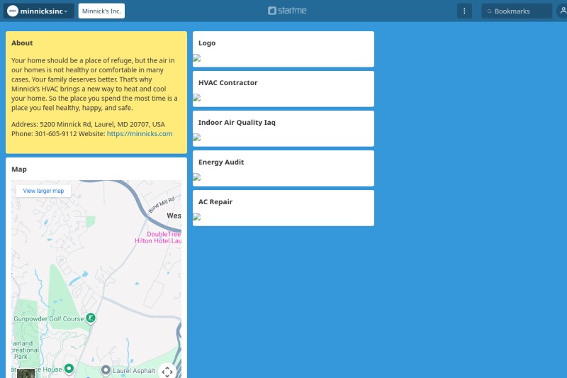 Minnick's Inc. start.me