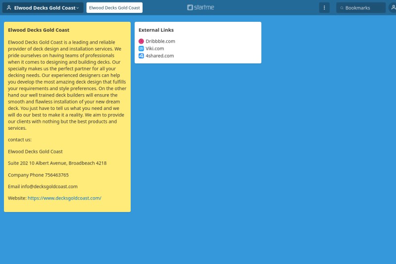 Elwood Decks Gold Coast start.me