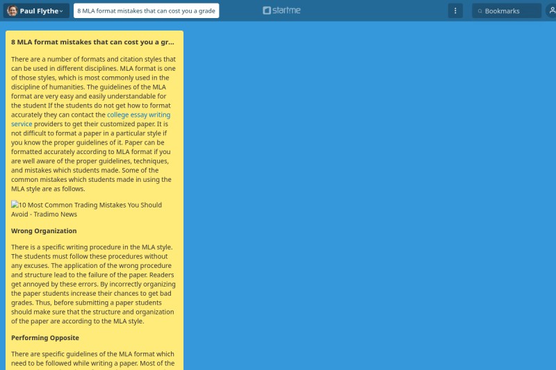 8 MLA format mistakes that can cost you a grade start.me