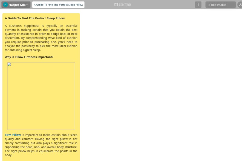 A Guide To Find The Perfect Sleep Pillow start.me