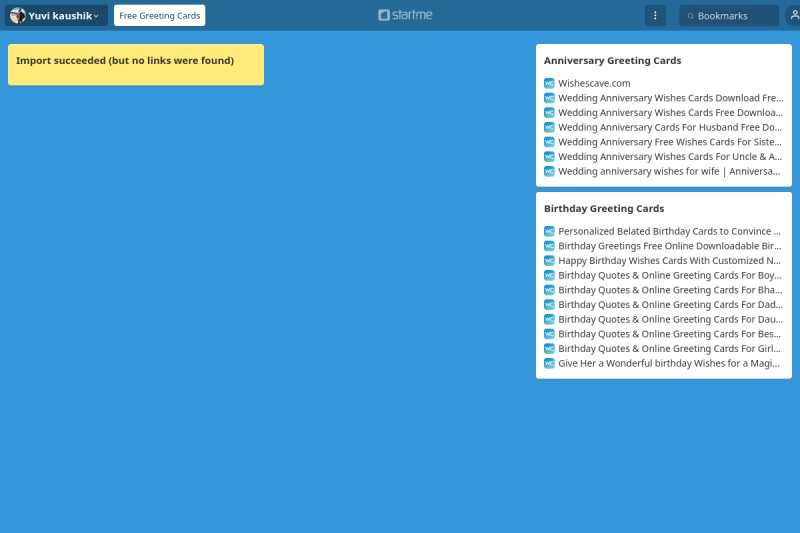 Free Greeting Cards start.me