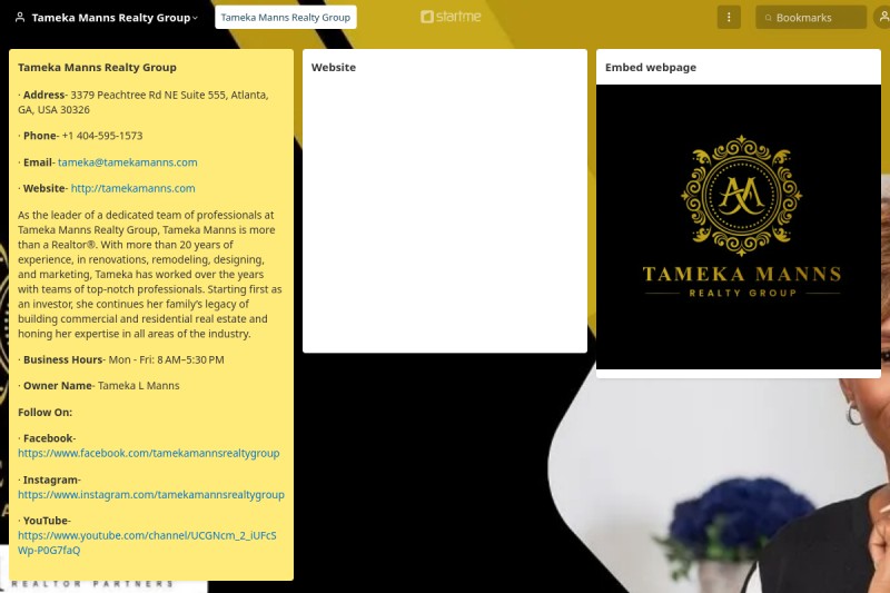 Tameka Manns Realty Group start.me