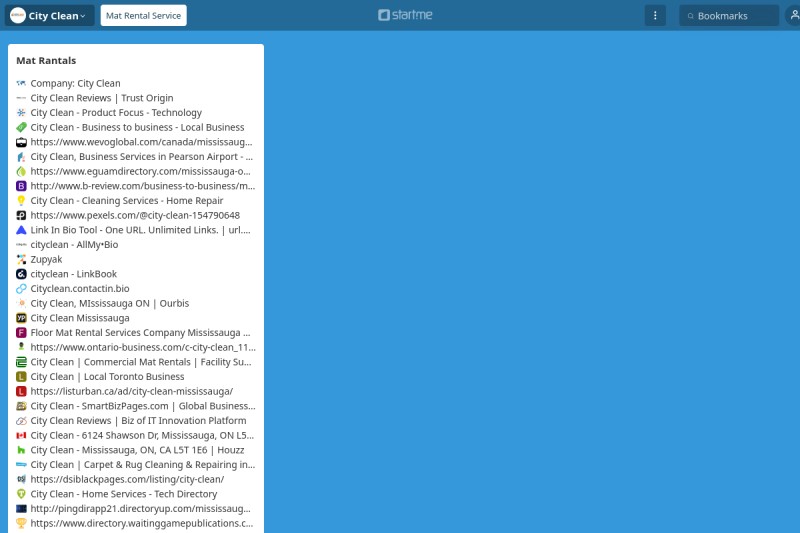 Mat Rental Service start.me