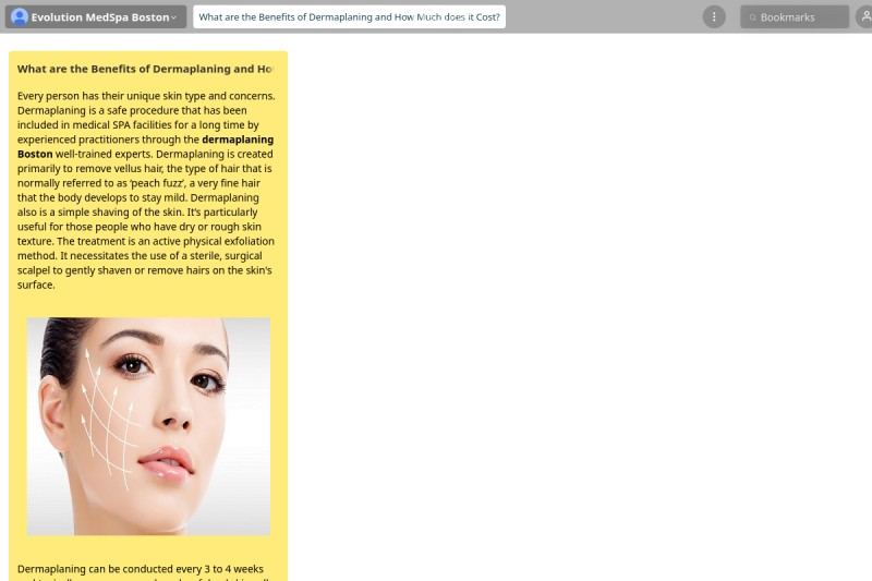 What are the Benefits of Dermaplaning and How Much does it Cost? start.me