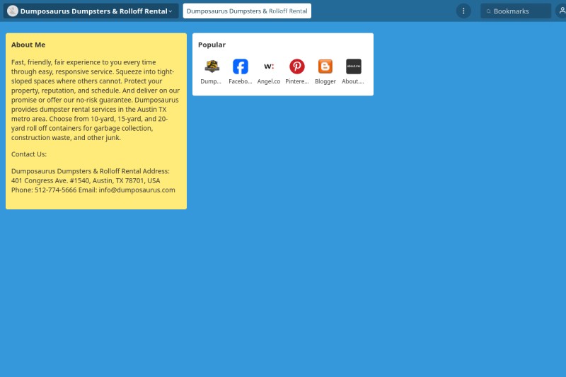 Dumposaurus Dumpsters & Rolloff Rental start.me