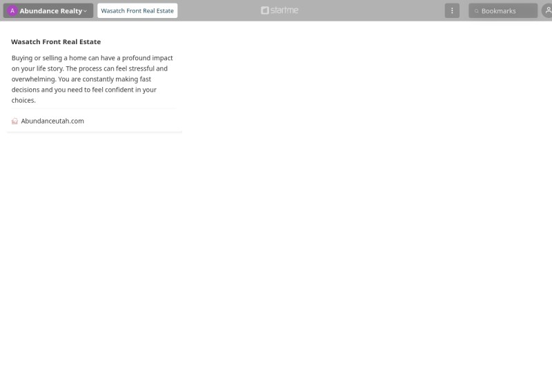 Wasatch Front Real Estate start.me