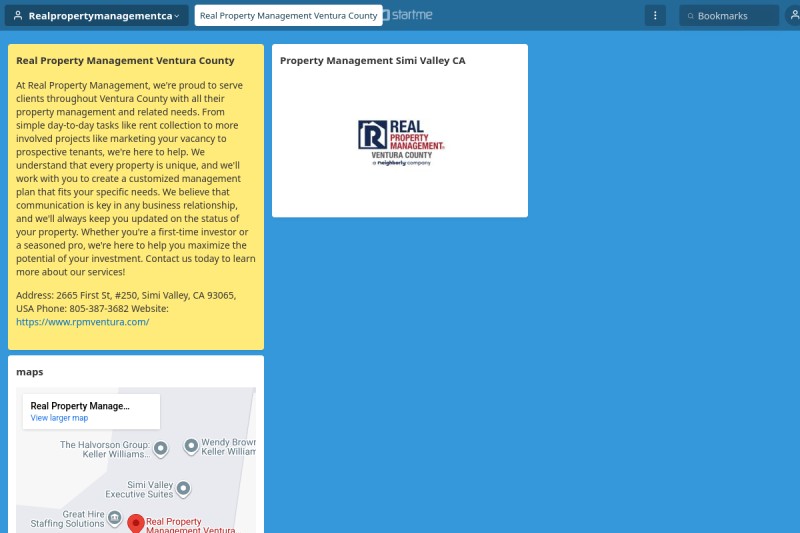 Real Property Management Ventura County start.me