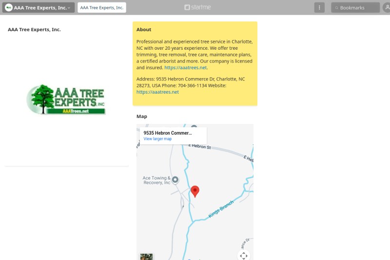 AAA Tree Experts, Inc. start.me