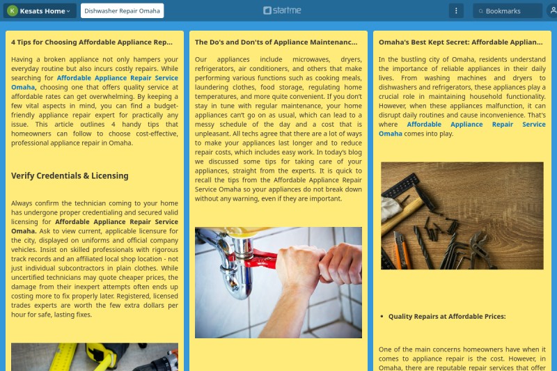 Dishwasher Repair Omaha start.me