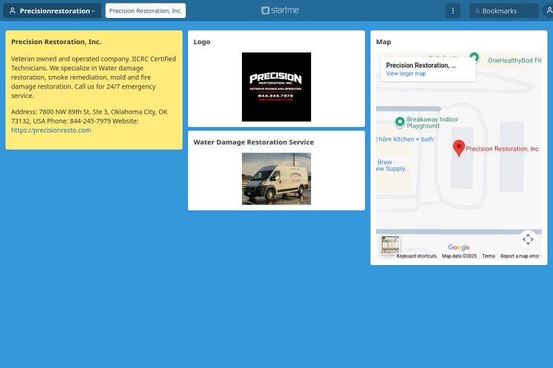 Precision Restoration, Inc. start.me