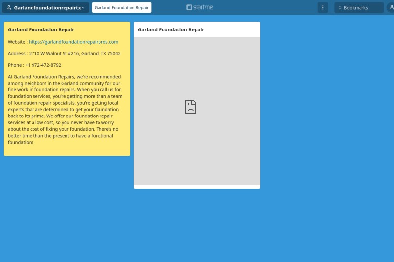 Garland Foundation Repair start.me