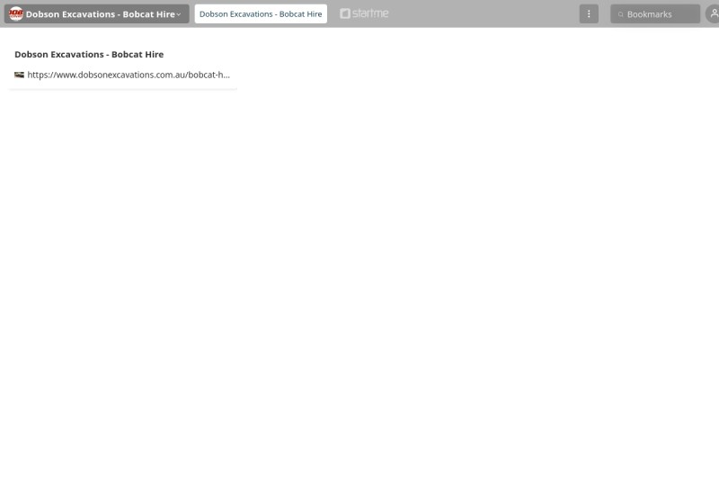 Dobson Excavations Bobcat Hire start.me