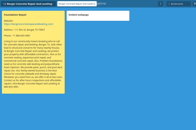 Concrete Repair And Leveling start.me