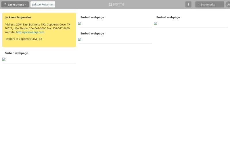 Jackson Properties start.me