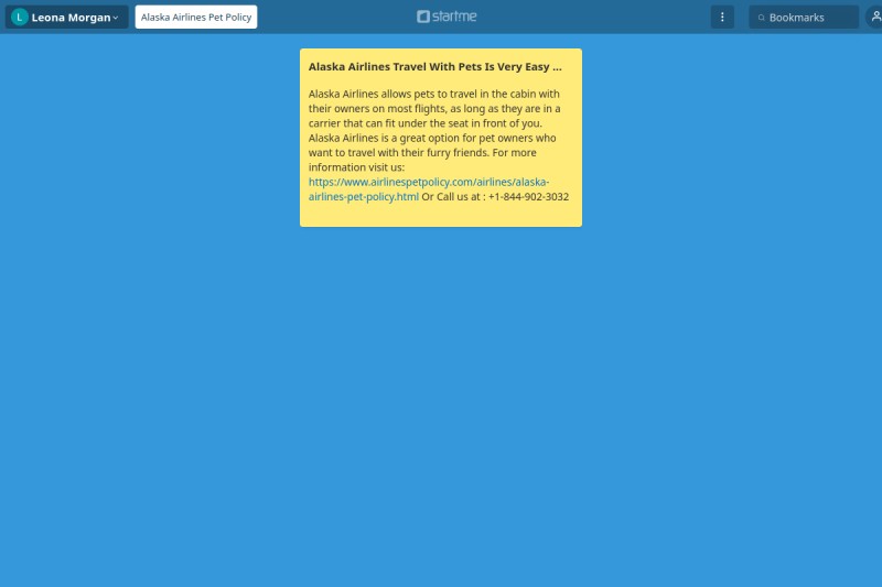 Alaska Airlines Pet Policy start.me