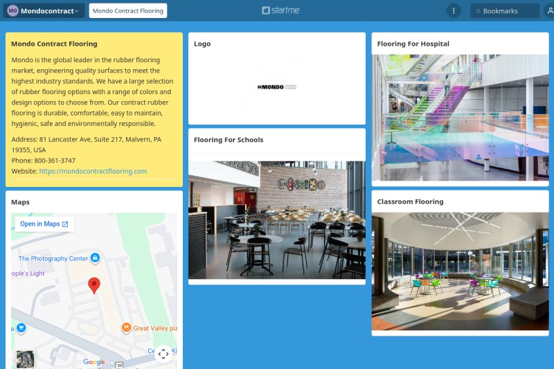 Mondo Contract Flooring start.me
