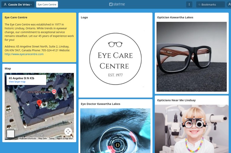 Eye Care Centre start.me