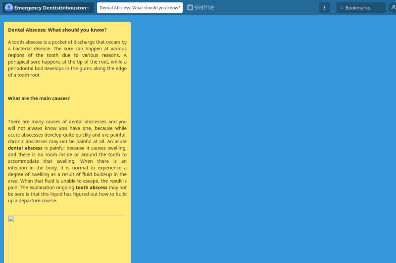 Dental Abscess What should you know? start.me