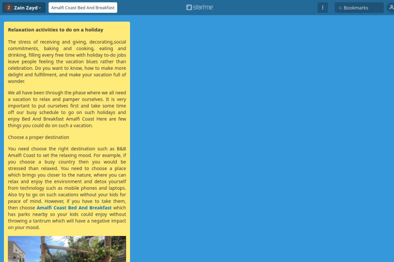 Amalfi Coast Bed And Breakfast start.me