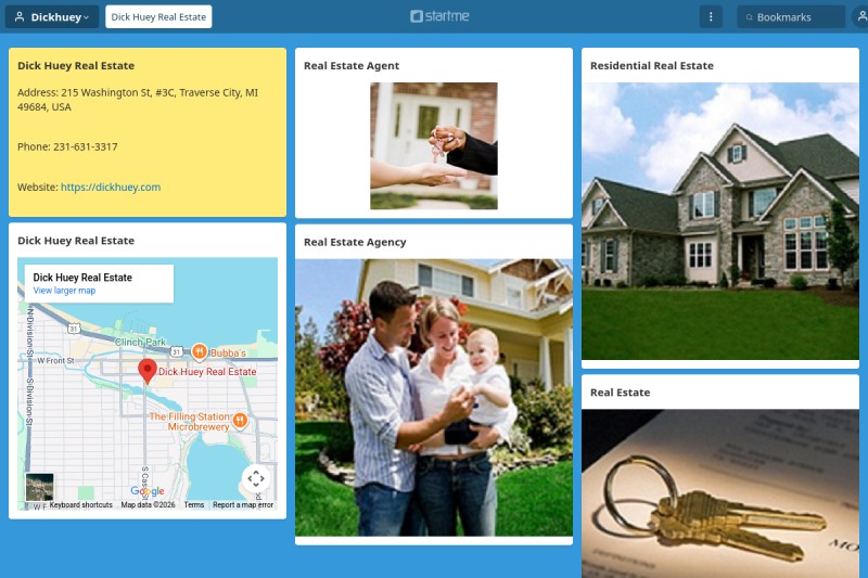 Dick Huey Real Estate start.me