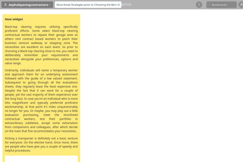 MustKnow Strategies prior to Choosing the Best Blacktop Clearing