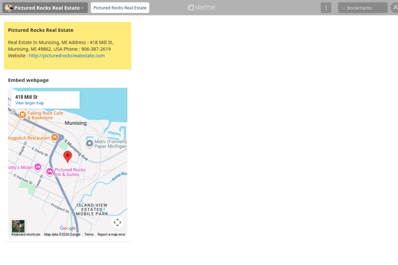 Pictured Rocks Real Estate start.me