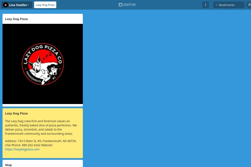 Lazy Dog Pizza start.me