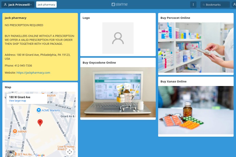 Jack pharmacy start.me